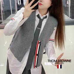 THOM BROWNE 톰브라운 삼선요트 니트 베스트 가디건