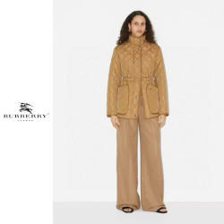 BURBERRY 버버리 다이아몬드 퀼팅 나일론 후드 자켓(수입)(매장판)