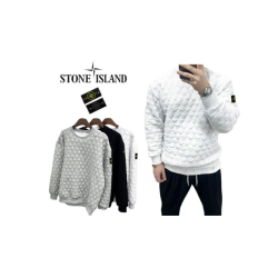 STONE ISLAND 스톤아일랜드 퀄팅 다이아 맨투맨