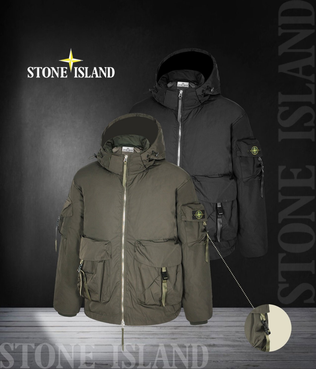 STONE ISLAND 스톤아일랜드 다운야상 (2컬러)