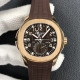 PATEK PHILIPPE 파텍필립 아쿠아넛 골드 트래블 타임 브라운