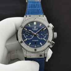 HUBLOT 위블로 클래식 퓨전 티타늄 블루다이얼 521.NX.7170.LR