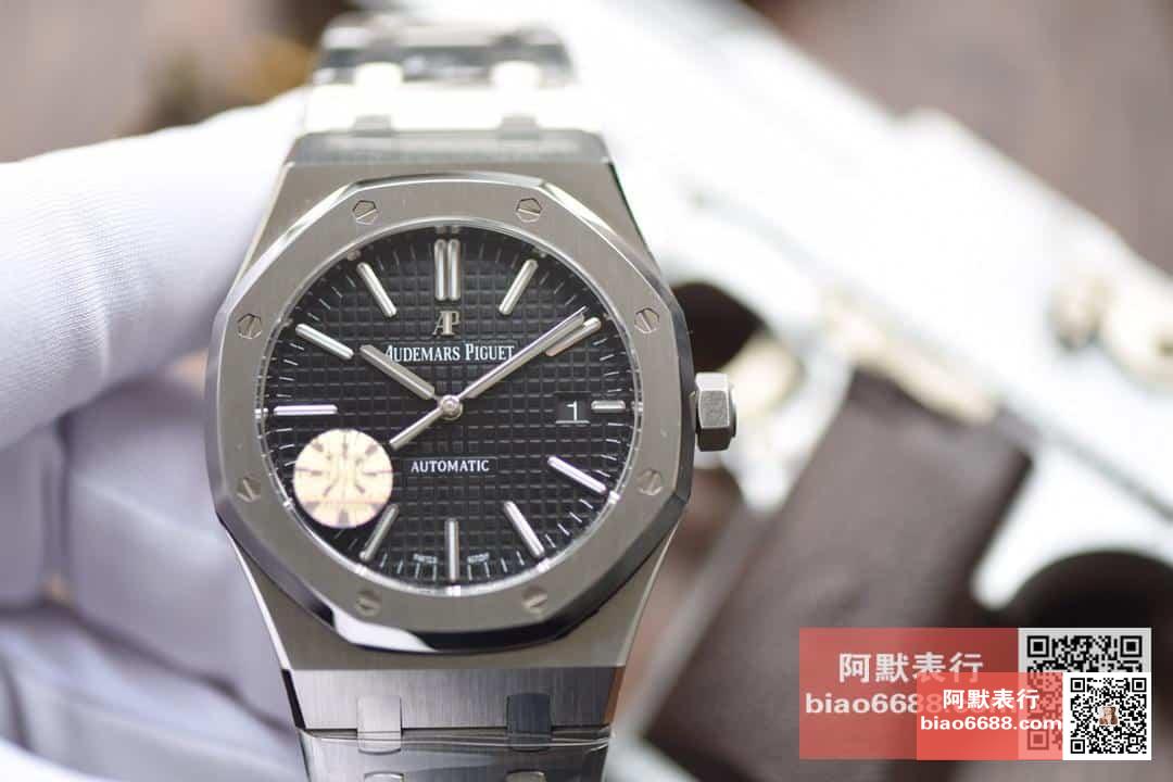 AUDEMARS PIGUET  오데마피게 로얄오크 스틸 블랙다이얼