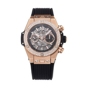 HUBLOT 위블로 빅뱅 유니코 킹골드 베젤 다이아 세팅 44mm 421.OX.1180.RX