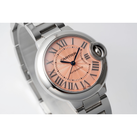 CARTIER 까르띠에 발롱 블루 드 까르띠에 살구 다이얼 33mm WSBB0046