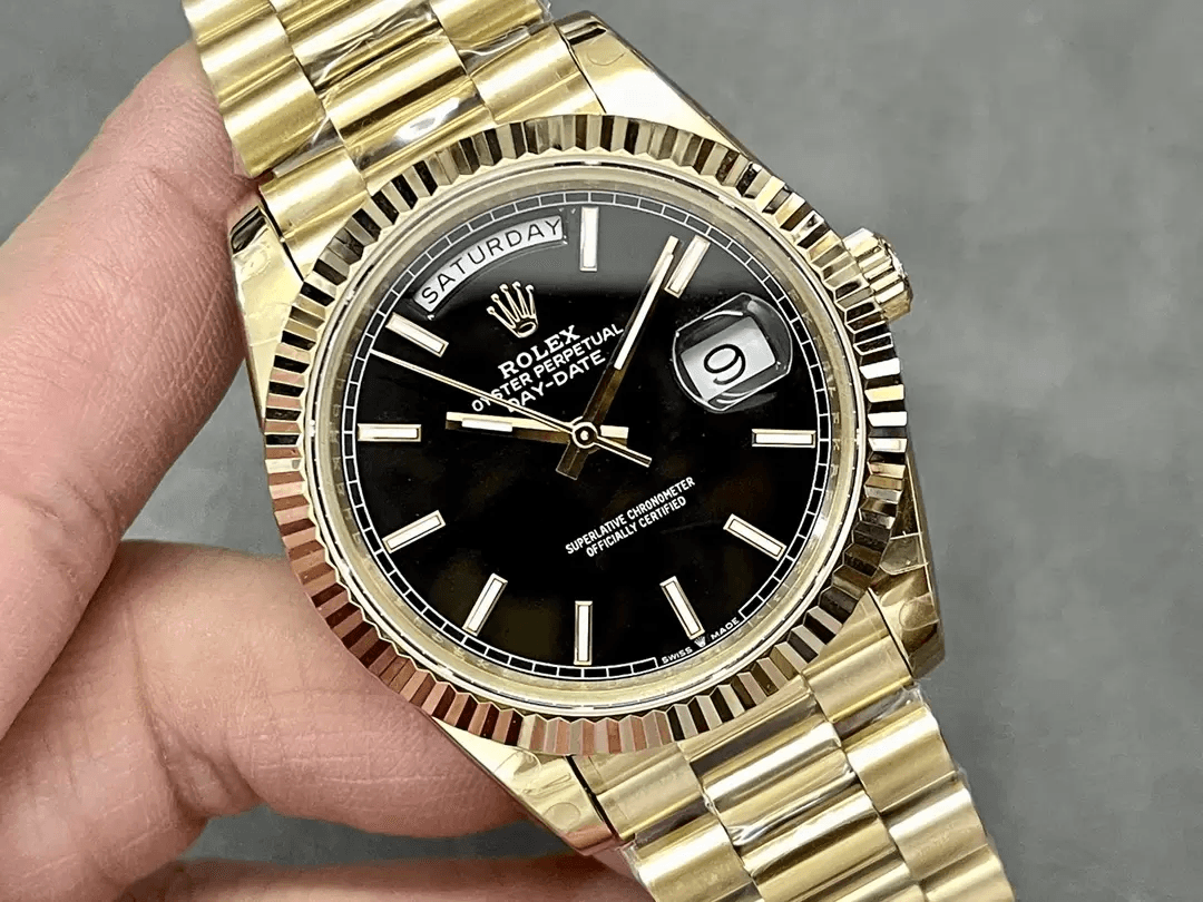 ROLEX 로렉스 데이데이트 40mm 블랙 다이얼 228238