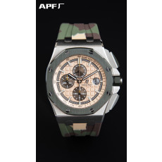 AUDEMARS PIGUET  오데마피게 로얄오크 오프쇼어 스틸 로즈골드다이얼 카모 러버밴드