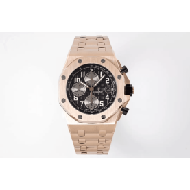 AUDEMARS PIGUET  오데마피게 로얄오크 오프쇼어 금통 블랙 다이얼 26470