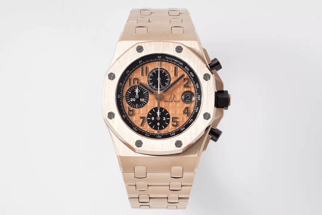 AUDEMARS PIGUET  오데마피게 로얄오크 오프쇼어 금통 오렌지 다이얼 26470