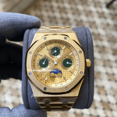 AUDEMARS PIGUET  오데마피게 로얄오크 퍼페추얼 캘린더 금통 골드 다이얼 26574