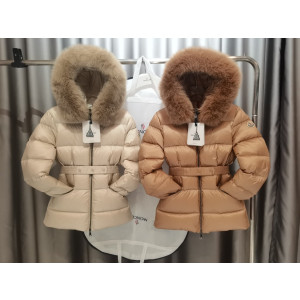 MONCLER 몽클레어 후드 털 벨트패딩