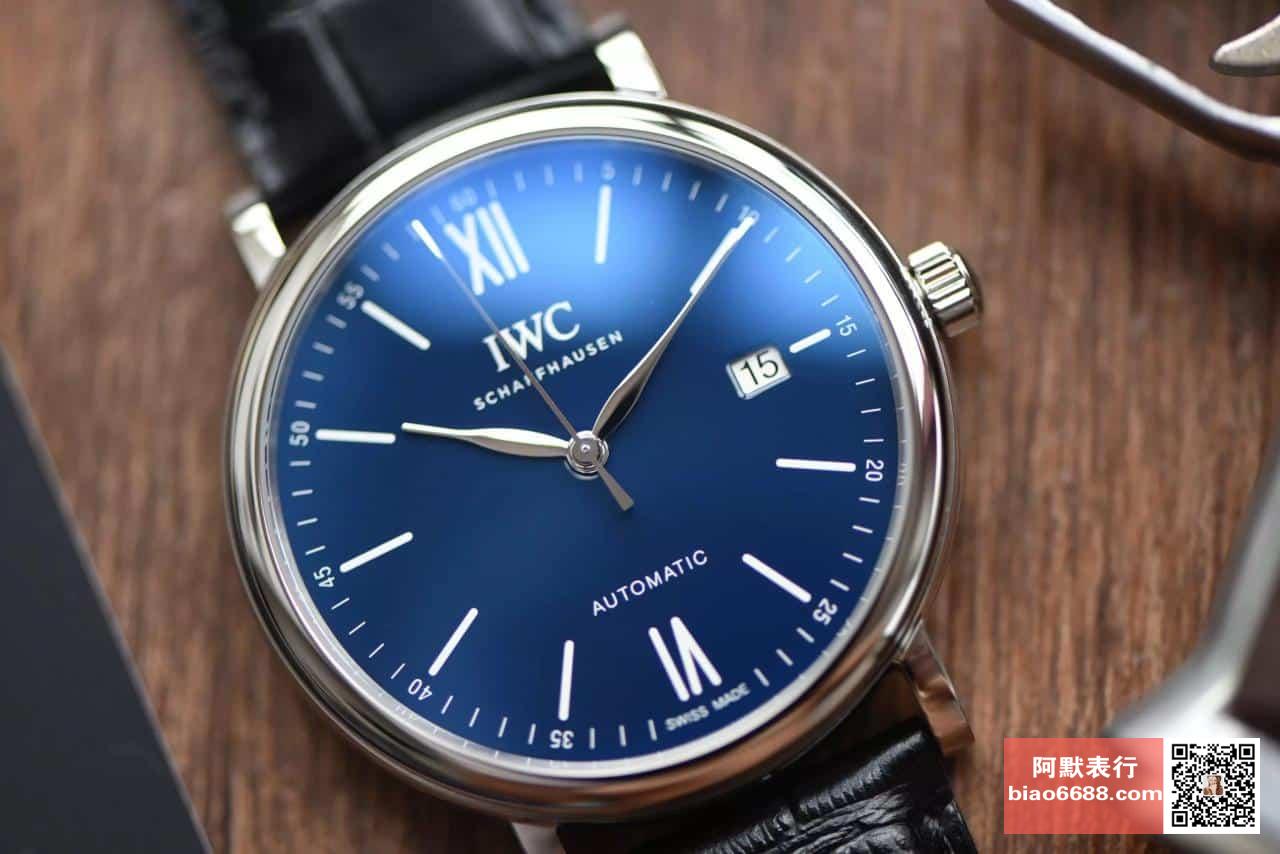 IWC 아이더블유씨 포르토피노 화이트골드 블루다이얼