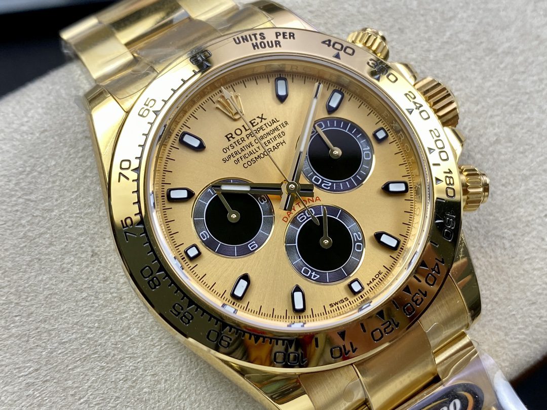 ROLEX 로렉스 데이토나 금통 골드 다이얼 m116508-0009