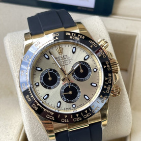 ROLEX 로렉스 데이토나 금장 금통 블랙 러버밴드 116518-0048