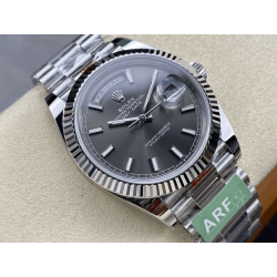 ROLEX 로렉스 데이데이트 그레이 인덱스 다이얼 화이트 골드 40mm