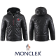 MONCLER 몽클레어 레드 로고 후드 패딩