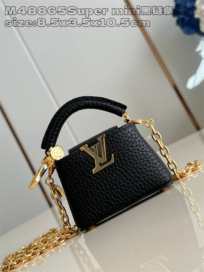 LOUIS VUITTON 루이비통 카퓌신 미니 마이크로백 M48865 2024/신상 3COLOR