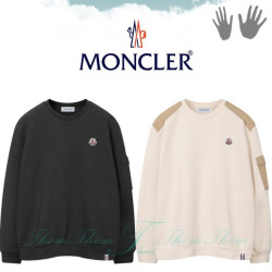 MONCLER 몽클레어 숄더 절개 기모 맨투맨