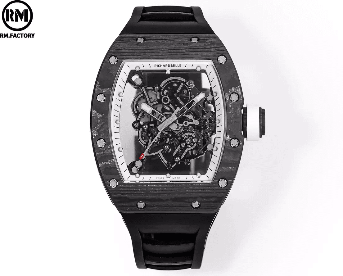 RICHARD MILLE 리차드밀 부바왓슨 블랙 카본 RM-055 화이트-골드 2COLOR