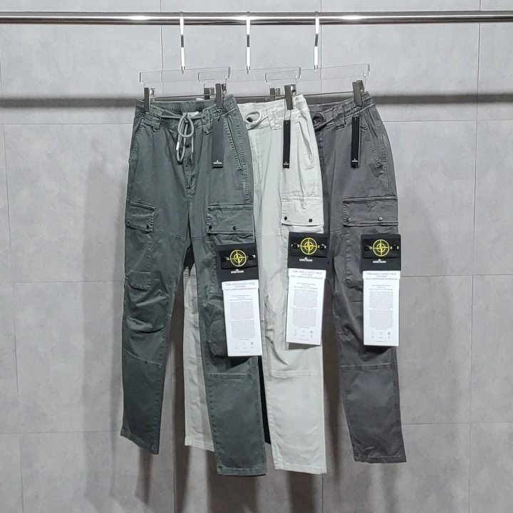 STONE ISLAND 스톤아일랜드 피그먼트 카고 팬츠