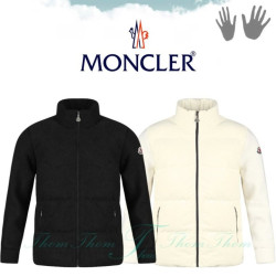 MONCLER 몽클레어 코듀로이 덕다운 니트 패딩 점퍼