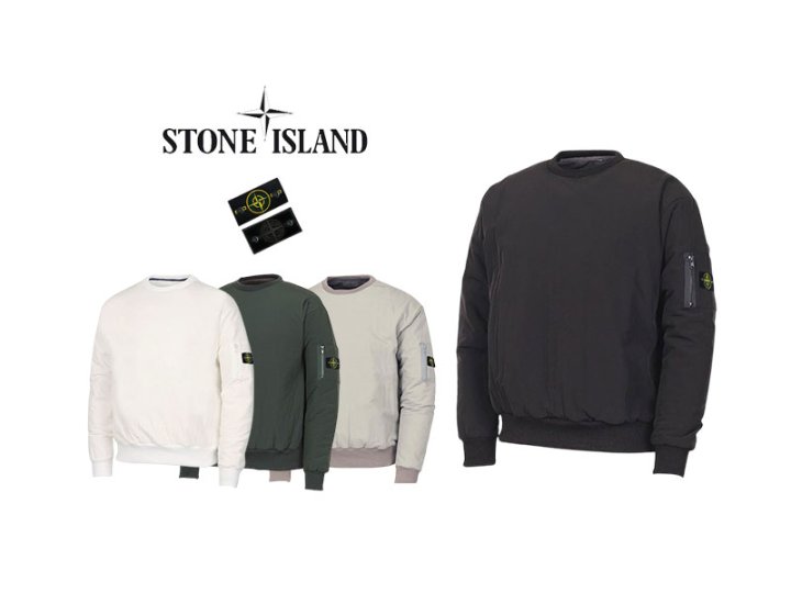 STONE ISLAND 스톤아일랜드 지퍼 패딩 맨투맨