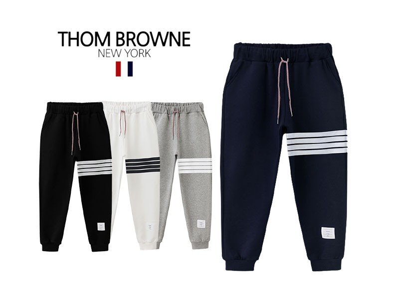 THOM BROWNE 톰브라운 사선 밴딩팬츠