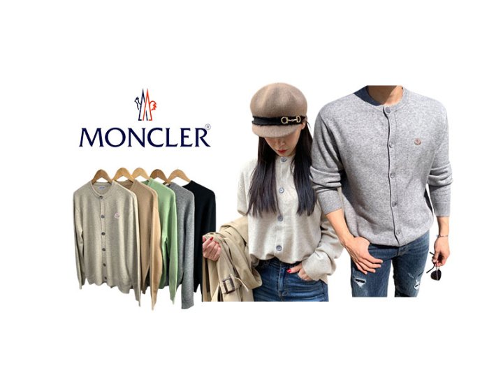 MONCLER 몽클레어 캐시미어 라운드 가디건