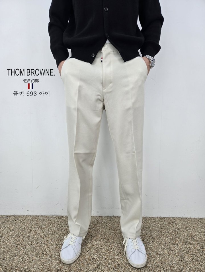 THOM BROWNE 톰브라운 세미 일자 슬렉스 4COLOR