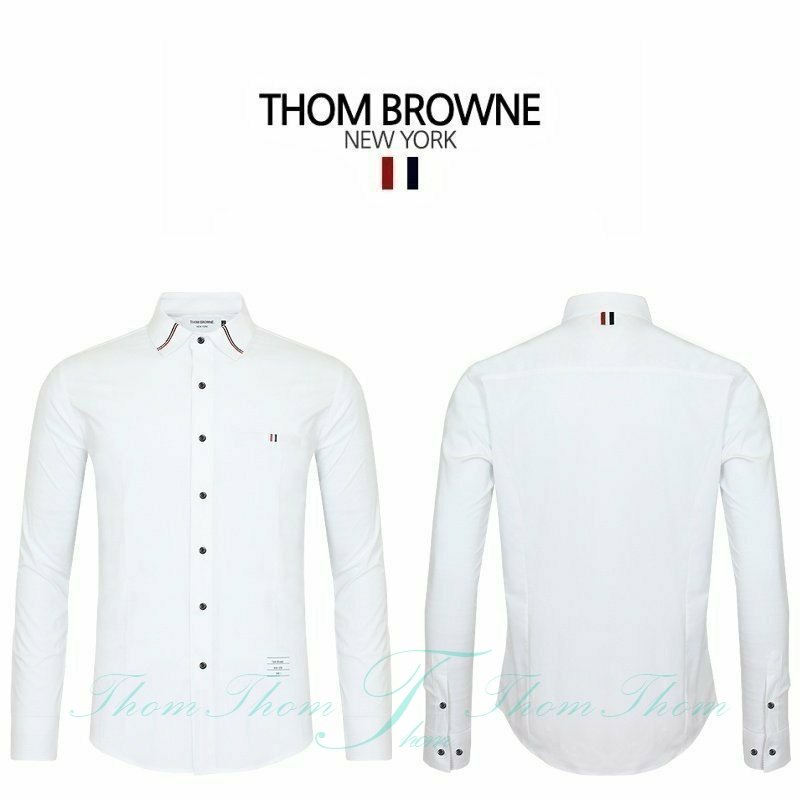 THOM BROWNE 톰브라운 양카라 포인트 셔츠