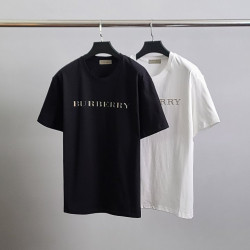 BURBERRY 버버리 패턴로고 코튼 반팔티