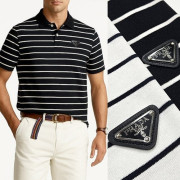 PRADA 프라다 단가라 카라 니트반팔