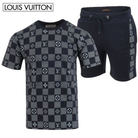LOUIS VUITTON 루이비통 체스 나염 반팔 & 반바지 셋트
