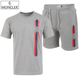MONCLER 몽클레어 피그먼트 삼선 나염 반팔 & 반바지 세트