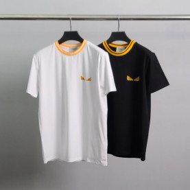 FENDI 펜디 넥라인 라운드 반팔티