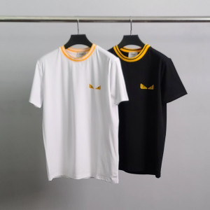 FENDI 펜디 넥라인 라운드 반팔티