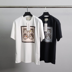 GUCCI 구찌 멀티캣 라운드 반팔티