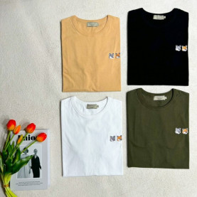 MAISON KITSUNE 메종키츠네 더블폭스 헤드 반팔티