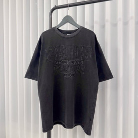 VETEMENTS 베트멍 XXXL 자수 반팔 티셔츠