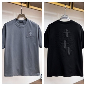 CHROME HEARTS 크롬하츠 자수 패치 워싱 반팔