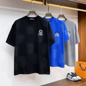CHROME HEARTS 크롬하츠 십자가 워싱 나염 반팔