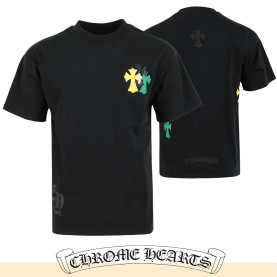 CHROME HEARTS 크롬하츠 멀티 컬러 패치 반팔티