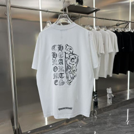 CHROME HEARTS 크롬하츠 로고자수 티셔츠