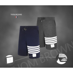 THOM BROWNE 톰브라운 스트라이프 4바 스웨트 하프팬츠