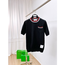THOM BROWNE 톰브라운 삼선포켓 반팔니트 2COLOR